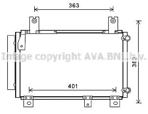 AVA QUALITY COOLING du5067d -  Конденсатор, кондиционер